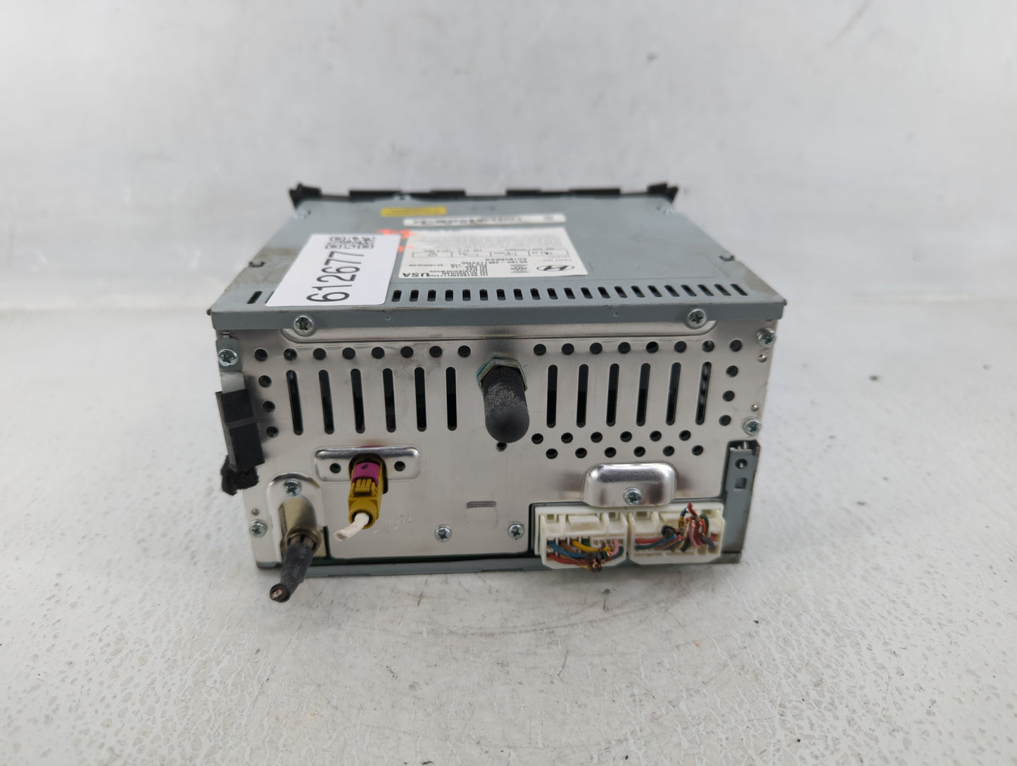 2011-2014 Hyundai Genesis Radio AM FM Cd Player Receiver Replacement P/N:96180-2M117YHG Fits Fits 2011 2012 2013 2014 OEM Us