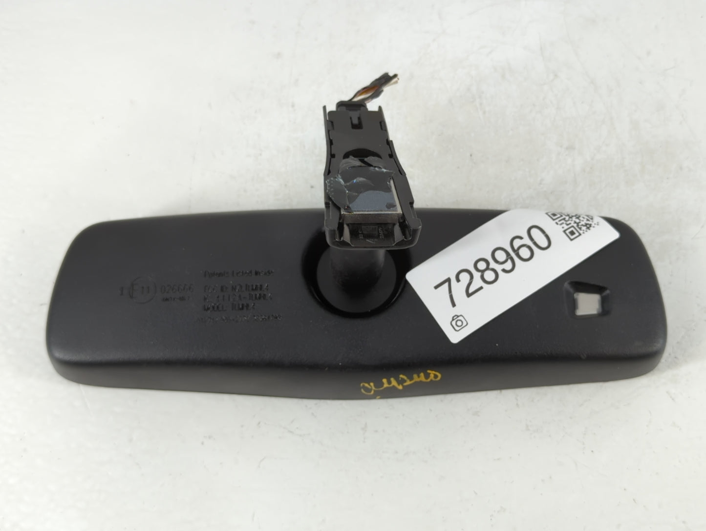 2013-2016 Hyundai Genesis Interior Rear View Mirror Replacement OEM P/N:IE11026666 Fits OEM Used Auto Parts - Oemusedautopar