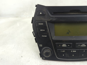 2013-2014 Hyundai Santa Fe Radio AM FM Cd Player Receiver Replacement P/N:96170-4Z1004X Fits Fits 2013 2014 OEM Used Auto Parts