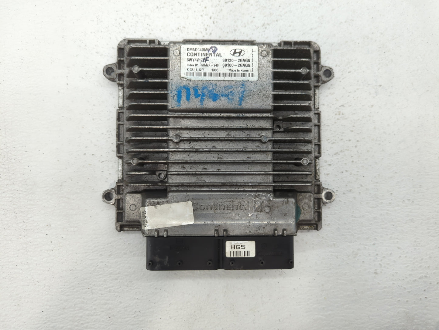 2013 Hyundai Santa Fe PCM Engine Control Computer ECU ECM PCU OEM P/N:39100-2GAG5 39130-2GAG5, 39100-2GAG0, 39130-2GAG0 Fits