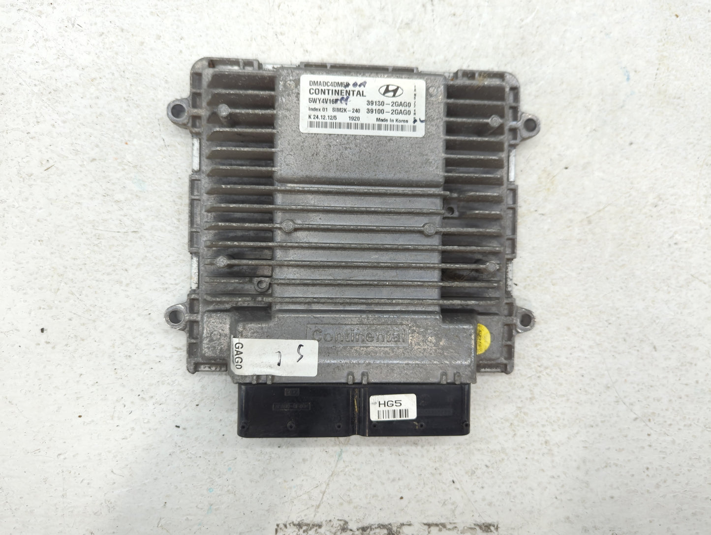 2013 Hyundai Santa Fe PCM Engine Control Computer ECU ECM PCU OEM P/N:39130-2GAG0 Fits OEM Used Auto Parts - Oemusedautopart