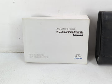 2013 Hyundai Santa Fe Owners Manual Book Guide P/N:A2W0-EU36H OEM Used Auto Parts