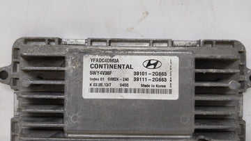 2011-2014 Hyundai Sonata PCM Engine Control Computer ECU ECM PCU OEM P/N:39101-2G661 39111-2G661 Fits Fits 2011 2012 2013 2014 OEM Used Auto Parts