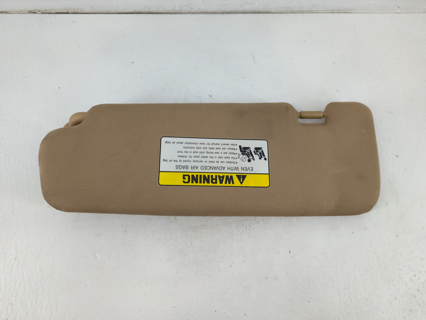 2012-2014 Hyundai Sonata Sun Visor Shade Replacement Passenger Right Mirror Fits Fits 2012 2013 2014 OEM Used Auto Parts - O