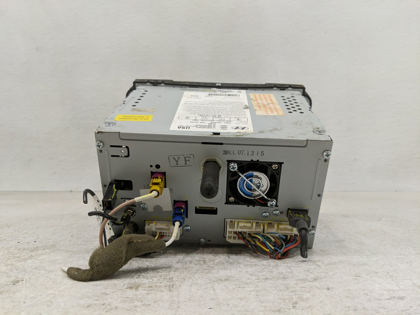 2011-2015 Hyundai Sonata Radio AM FM Cd Player Receiver Replacement P/N:96560-4R7064X Fits Fits 2011 2012 2013 2014 2015 OEM