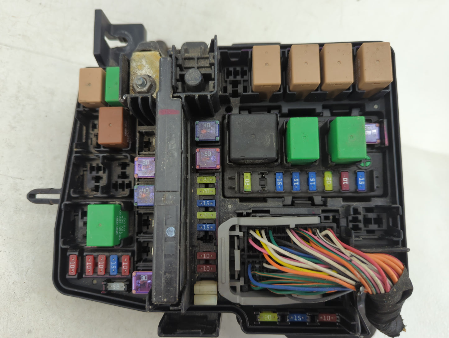 2011-2014 Hyundai Sonata Fusebox Fuse Box Panel Relay Module P/N:91200-3Q014 Fits Fits 2011 2012 2013 2014 OEM Used Auto Par
