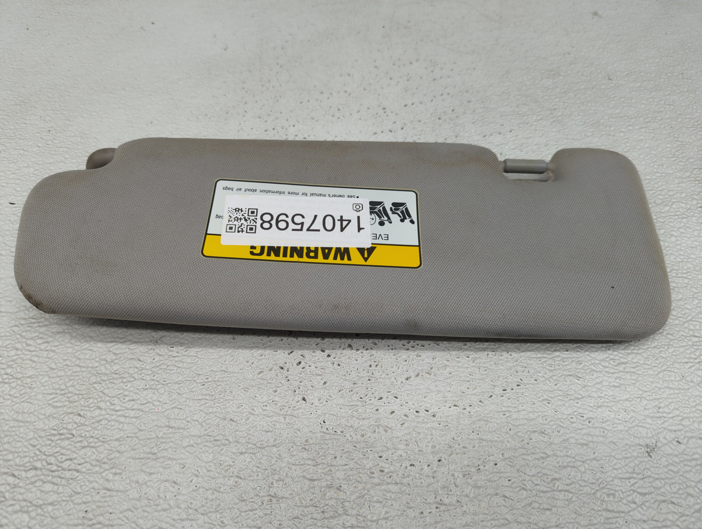 2011-2015 Hyundai Sonata Sun Visor Shade Replacement Passenger Right Mirror Fits Fits 2011 2012 2013 2014 2015 OEM Used Auto