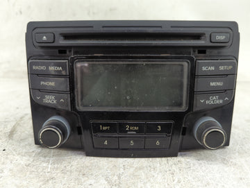 2012-2014 Hyundai Sonata Radio AM FM Cd Player Receiver Replacement P/N:96180-3Q700 961803Q700 Fits Fits 2012 2013 2014 OEM Used Auto Parts