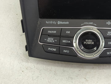 2013 Hyundai Sonata Radio AM FM Cd Player Receiver Replacement P/N:96560-3Q706 Fits OEM Used Auto Parts