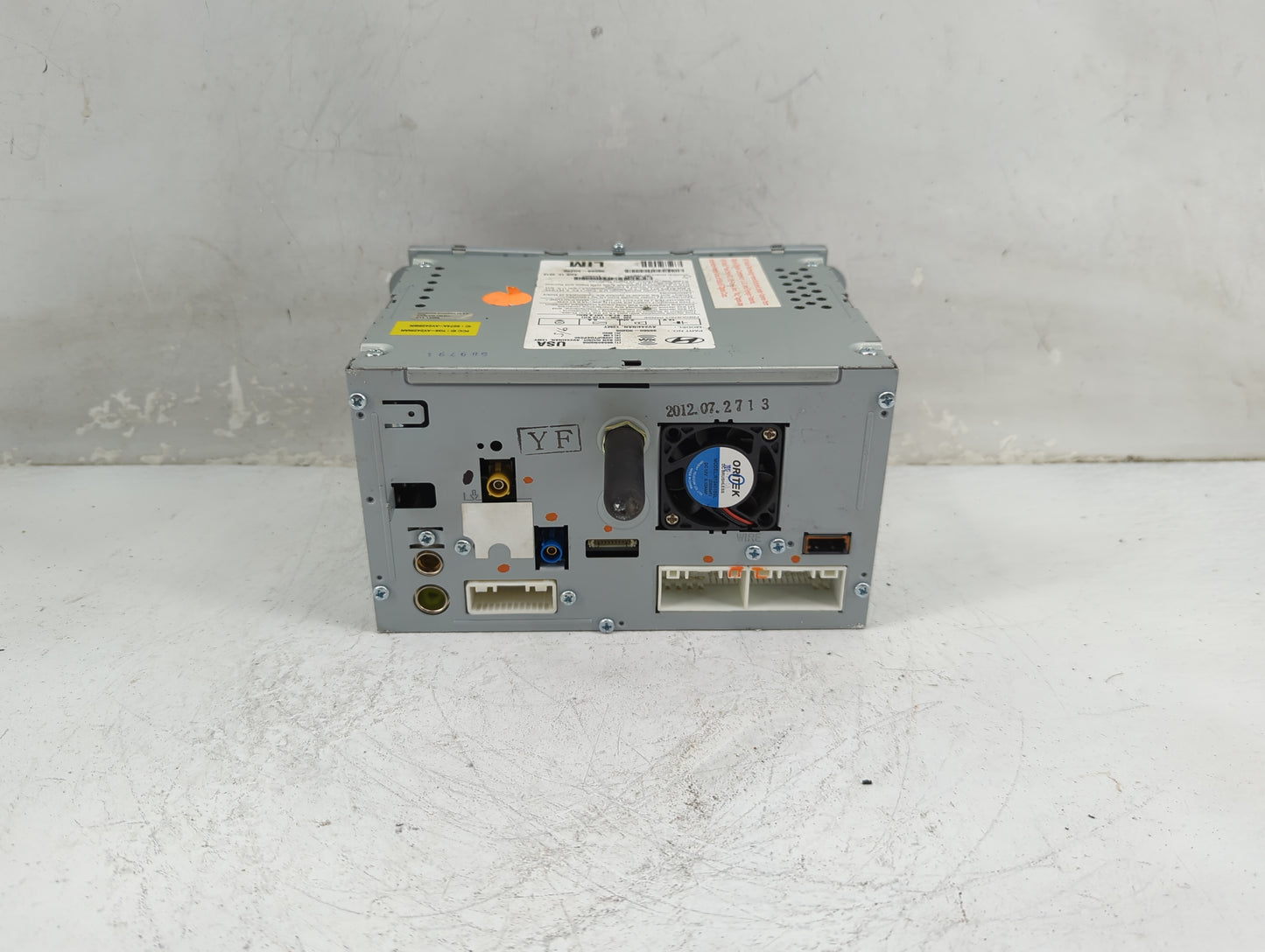 2013 Hyundai Sonata Radio AM FM Cd Player Receiver Replacement P/N:96560-3Q206 AV244INAN, 4R965-S1000 Fits OEM Used Auto Par