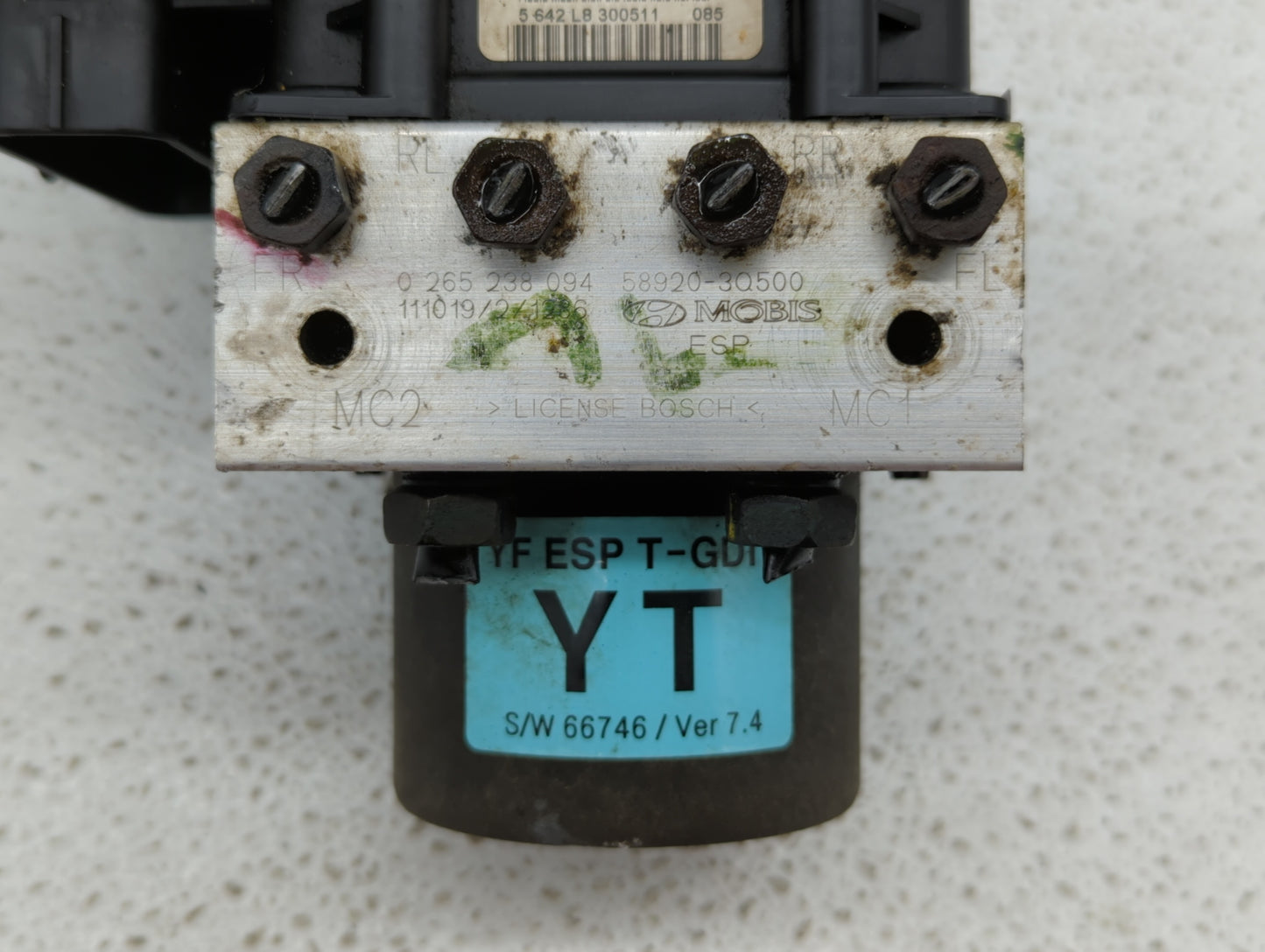 2011-2013 Hyundai Sonata ABS Pump Control Module Replacement P/N:58920-3Q600 58920-3S400, 58920-3Q500 Fits Fits 2011 2012 20
