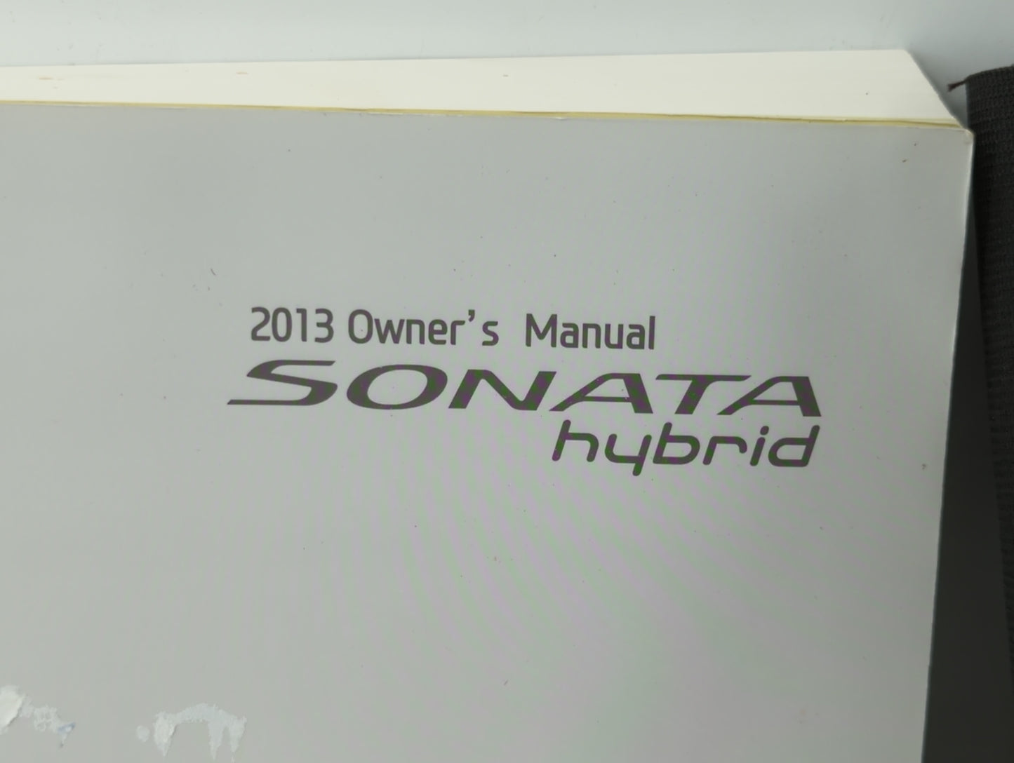 2013 Hyundai Sonata Owners Manual Book Guide OEM Used Auto Parts - Oemusedautoparts1.com