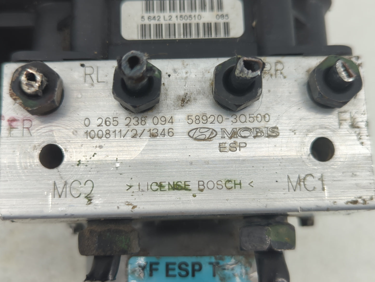 2011-2013 Hyundai Sonata ABS Pump Control Module Replacement P/N:58920-3Q400 58920-3Q500 Fits Fits 2011 2012 2013 OEM Used A