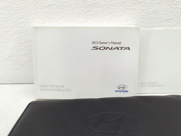 2013 Hyundai Sonata Owners Manual Book Guide OEM Used Auto Parts