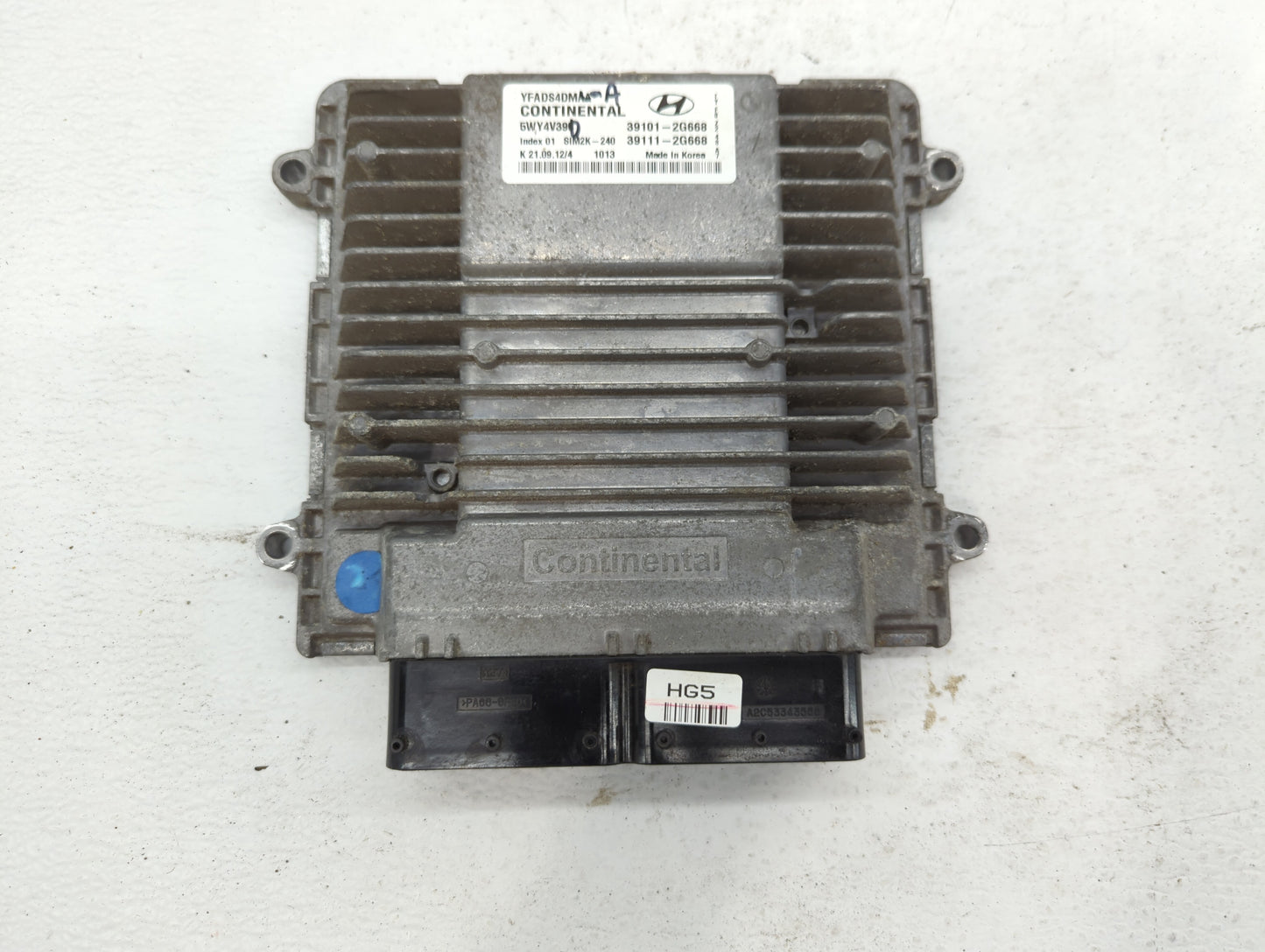 2011-2014 Hyundai Sonata PCM Engine Control Computer ECU ECM PCU OEM P/N:39111-2G668 39101-2G668 Fits Fits 2011 2012 2013 20
