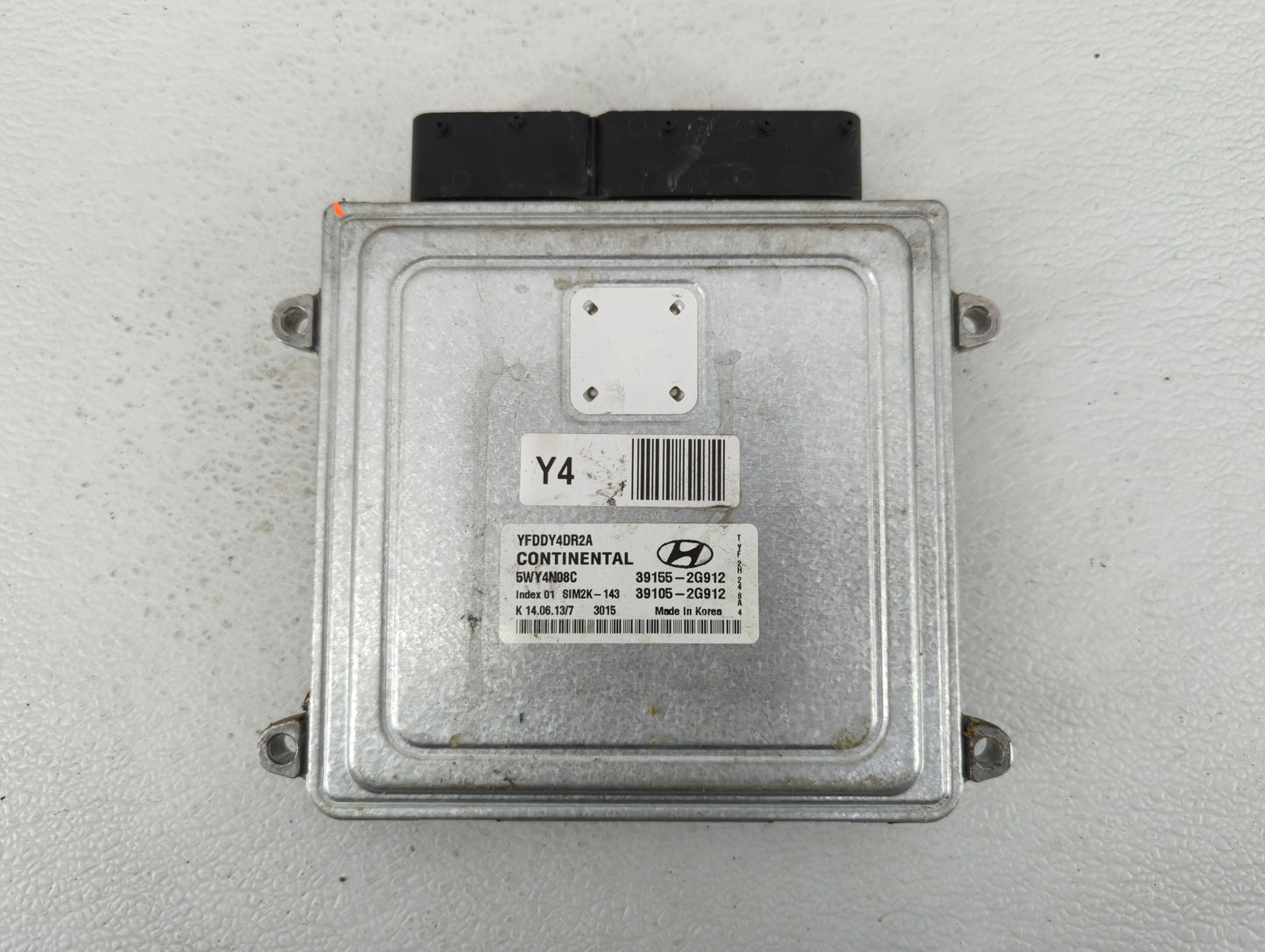2011-2015 Hyundai Sonata PCM Engine Control Computer ECU ECM PCU OEM P/N:39105-2G912 39155-2G912 Fits OEM Used Auto Parts -