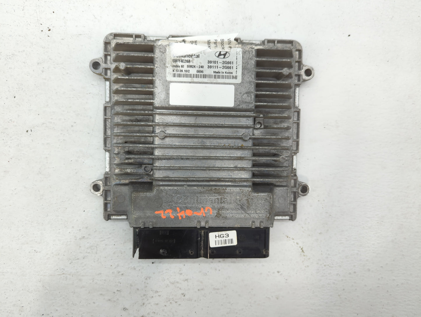 2011-2014 Hyundai Sonata PCM Engine Control Computer ECU ECM PCU OEM P/N:39111-2G661 39101-2G661 Fits Fits 2011 2012 2013 20