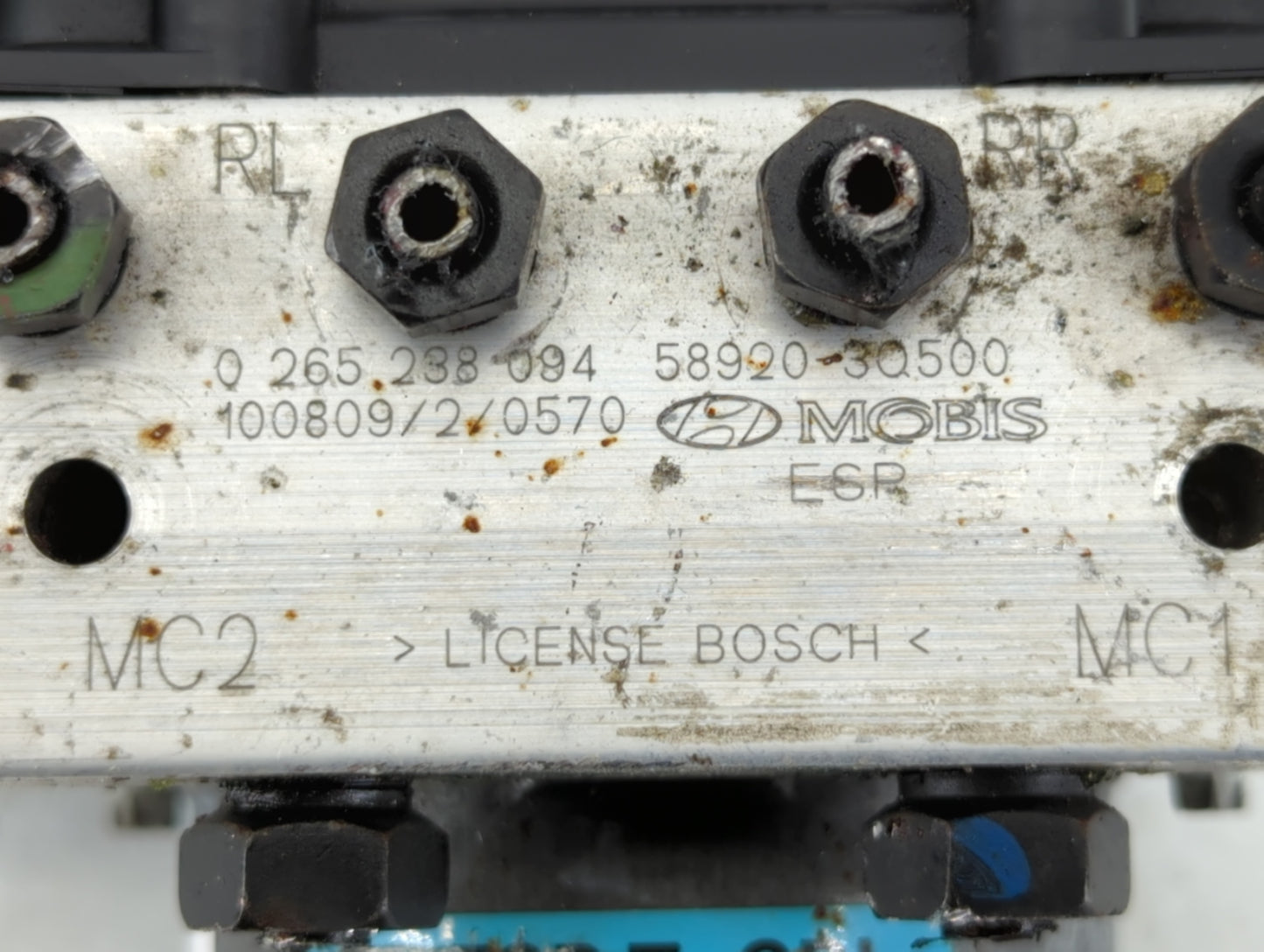 2011-2013 Hyundai Sonata ABS Pump Control Module Replacement P/N:58920-3Q500 Fits Fits 2011 2012 2013 OEM Used Auto Parts -