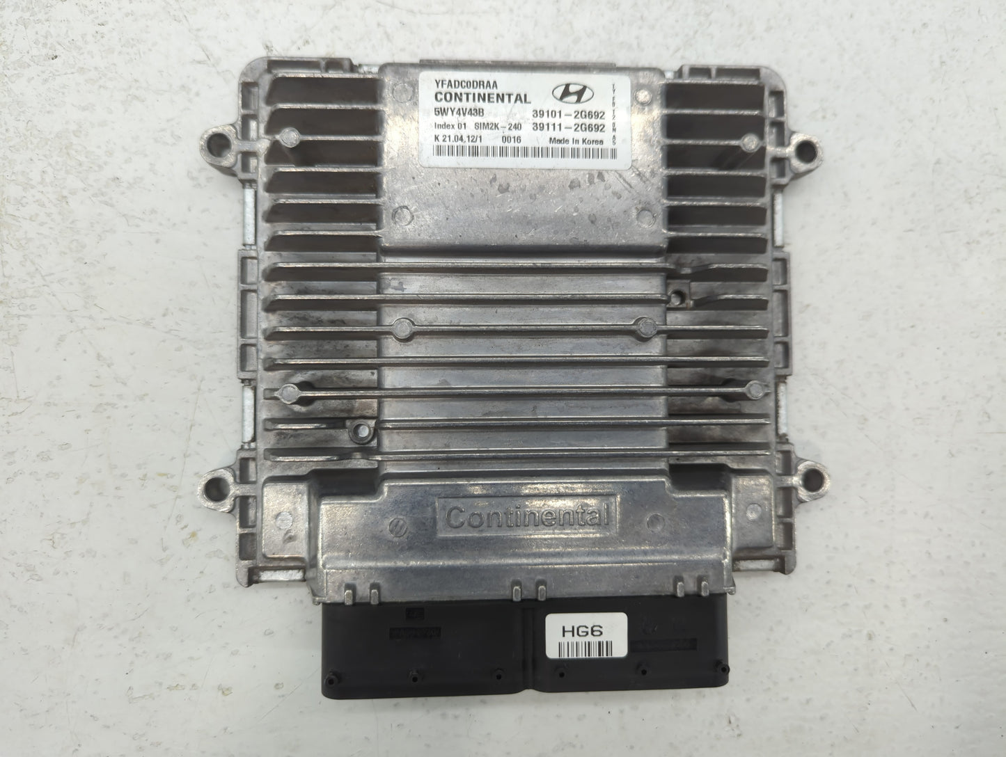 2011-2014 Hyundai Sonata PCM Engine Control Computer ECU ECM PCU OEM P/N:39111-2G693 39101-2G693 Fits Fits 2011 2012 2013 20