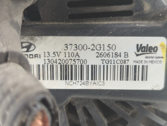 2011-2013 Hyundai Sonata Alternator Replacement Generator Charging Assembly Engine OEM P/N:2606184 B 3700-2G150 Fits OEM Used Auto Parts