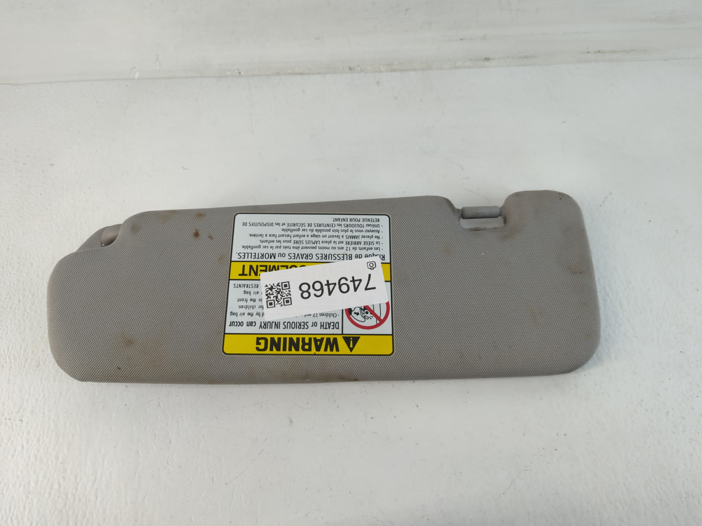 2011-2015 Hyundai Sonata Sun Visor Shade Replacement Passenger Right Mirror Fits Fits 2011 2012 2013 2014 2015 OEM Used Auto
