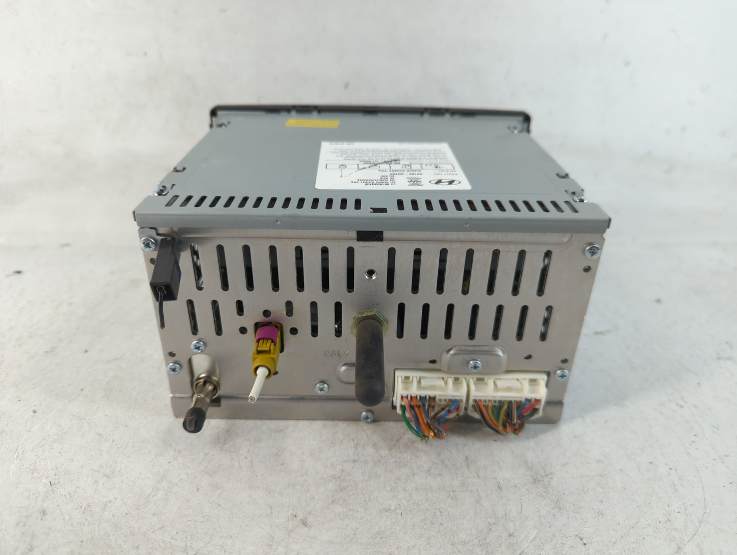 2013-2014 Hyundai Sonata Radio AM FM Cd Player Receiver Replacement P/N:96180-3Q700 Fits Fits 2013 2014 OEM Used Auto Parts
