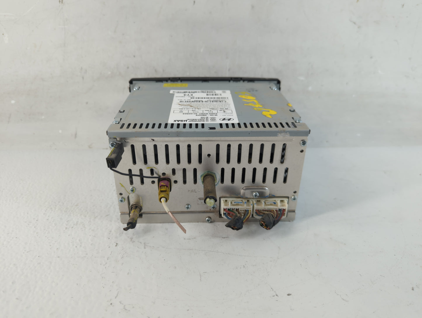 2012-2015 Hyundai Sonata Radio AM FM Cd Player Receiver Replacement P/N:96180-3Q6004X Fits Fits 2012 2013 2014 2015 OEM Used