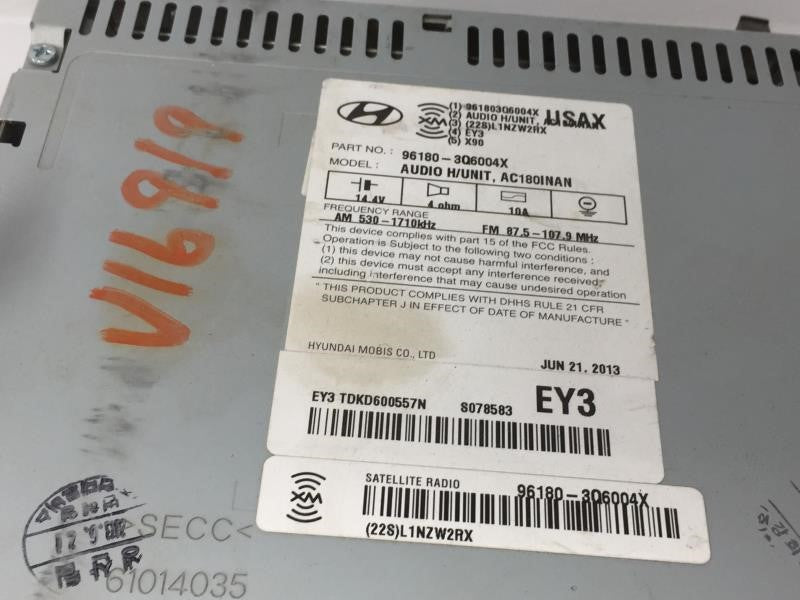 2012-2015 Hyundai Sonata Radio Control Panel - Oemusedautoparts1.com