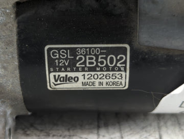 2012-2020 Hyundai Veloster Car Starter Motor Solenoid OEM P/N:1202653 36100-2B502 Fits OEM Used Auto Parts