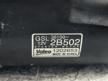 2012-2020 Hyundai Veloster Car Starter Motor Solenoid OEM P/N:36100-2B502 Fits OEM Used Auto Parts