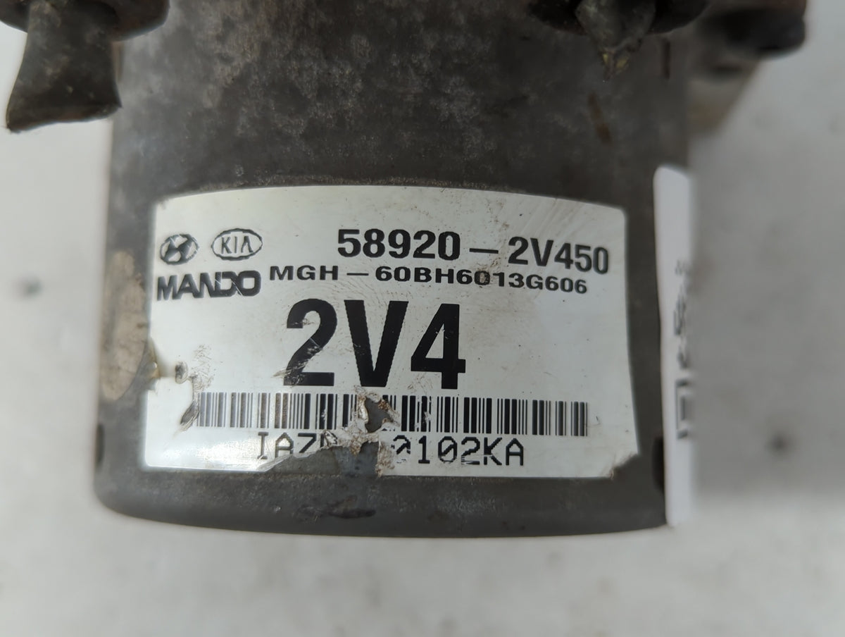 2013 Hyundai Veloster Anti-Lock Brake ABS Pump Module Actuator OEM P/N:58920-2V450 Fits OEM Used Auto Parts - Oemusedautopar