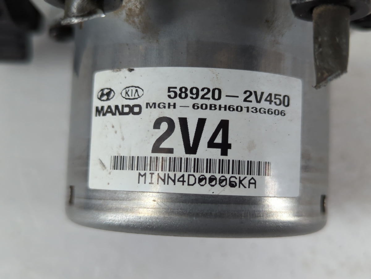 2013 Hyundai Veloster Anti-Lock Brake ABS Pump Module Actuator OEM P/N:58920-2V450 Fits OEM Used Auto Parts - Oemusedautopar