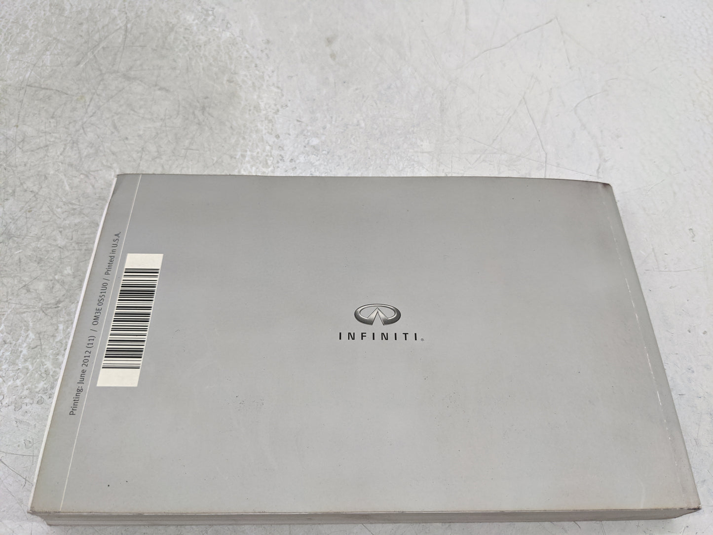 2013 Infiniti Fx35 Owners Manual Book Guide OEM Used Auto Parts - Oemusedautoparts1.com