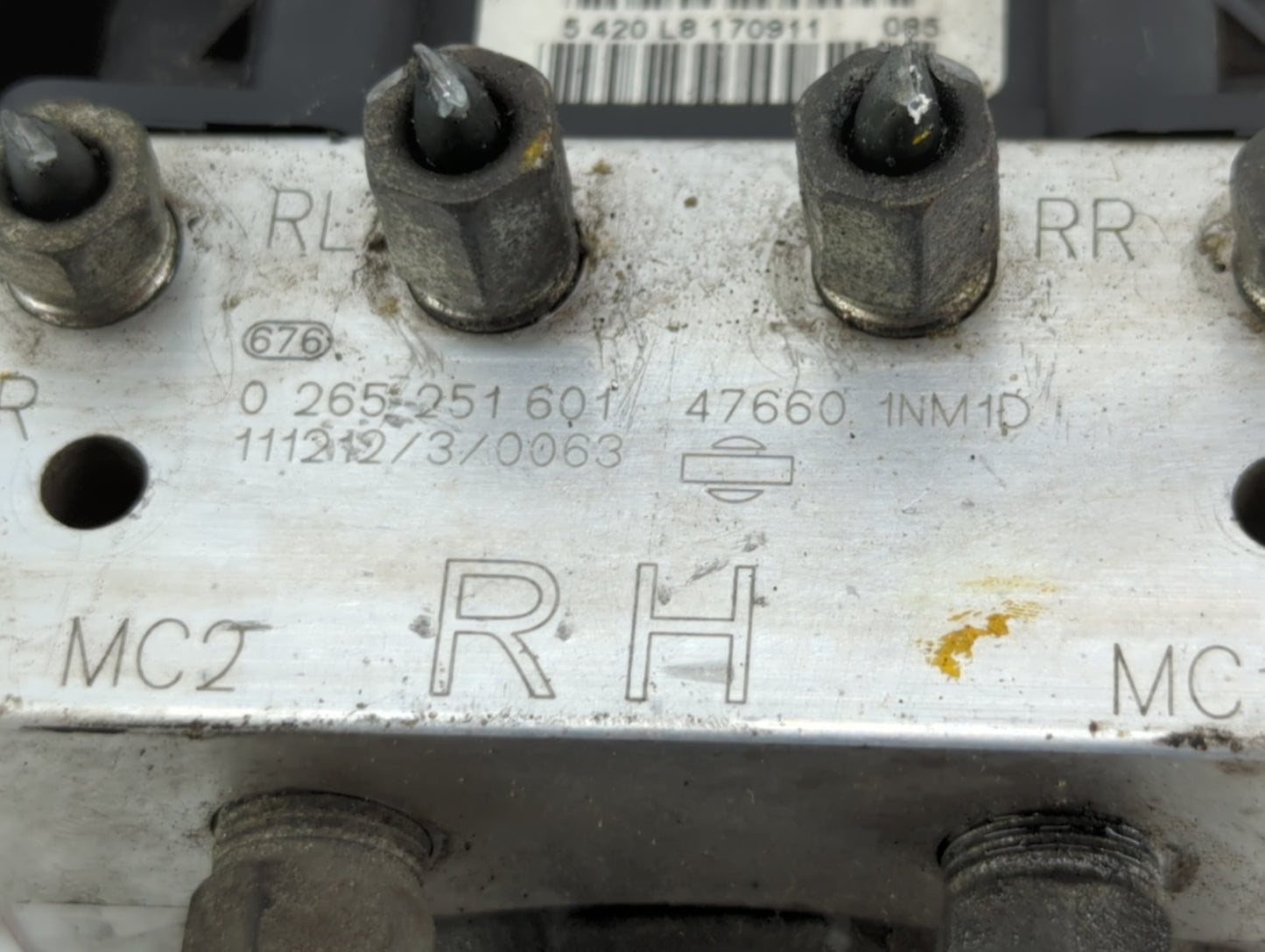2011-2013 Infiniti G37 ABS Pump Control Module Replacement P/N:47660 1NM1D 0 265 951 629 Fits Fits 2011 2012 2013 2015 OEM U