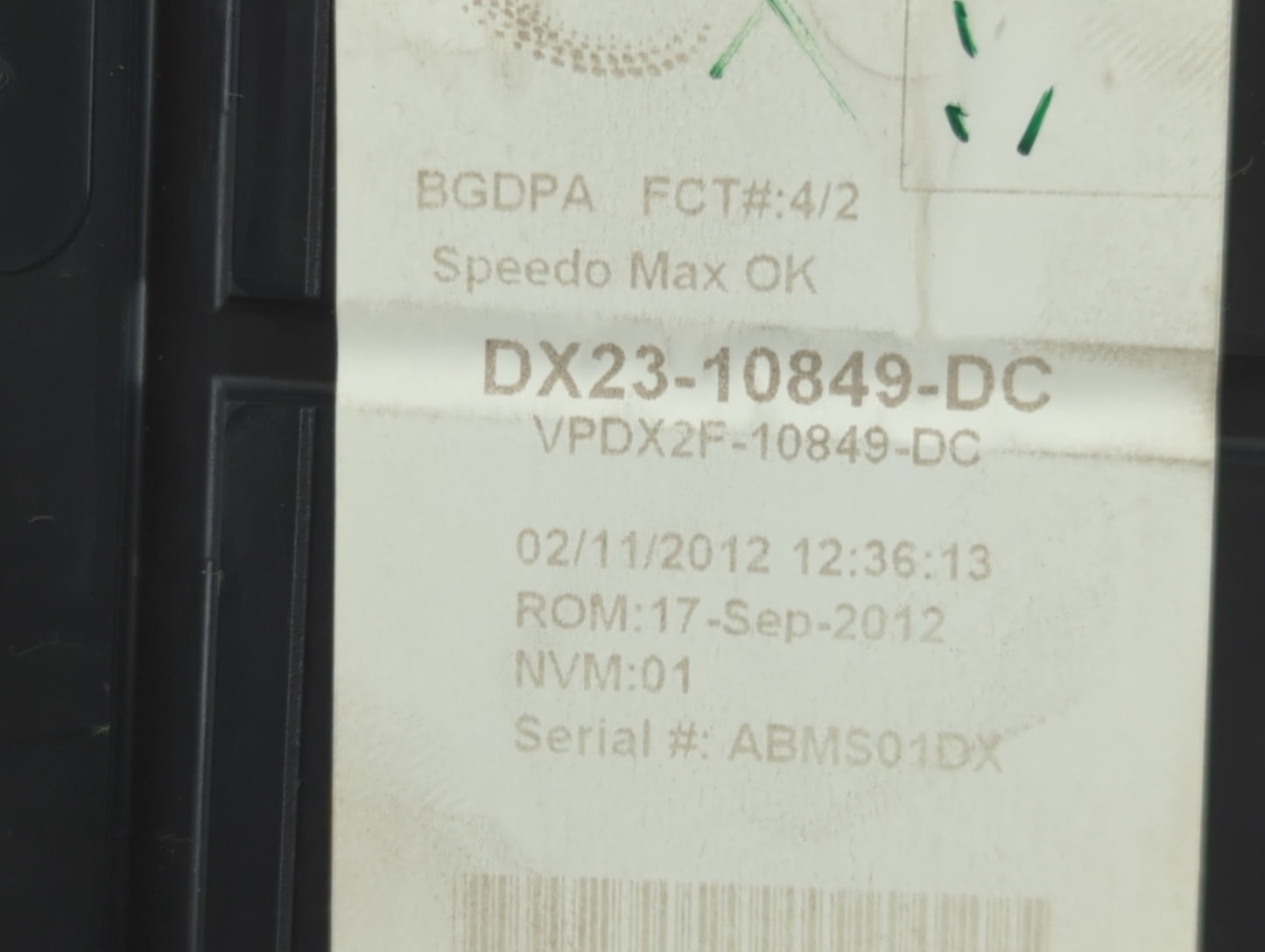 2013-2014 Jaguar Xf Instrument Cluster Speedometer Gauges P/N:DX23-10849-DC Fits Fits 2013 2014 OEM Used Auto Parts - Oemuse