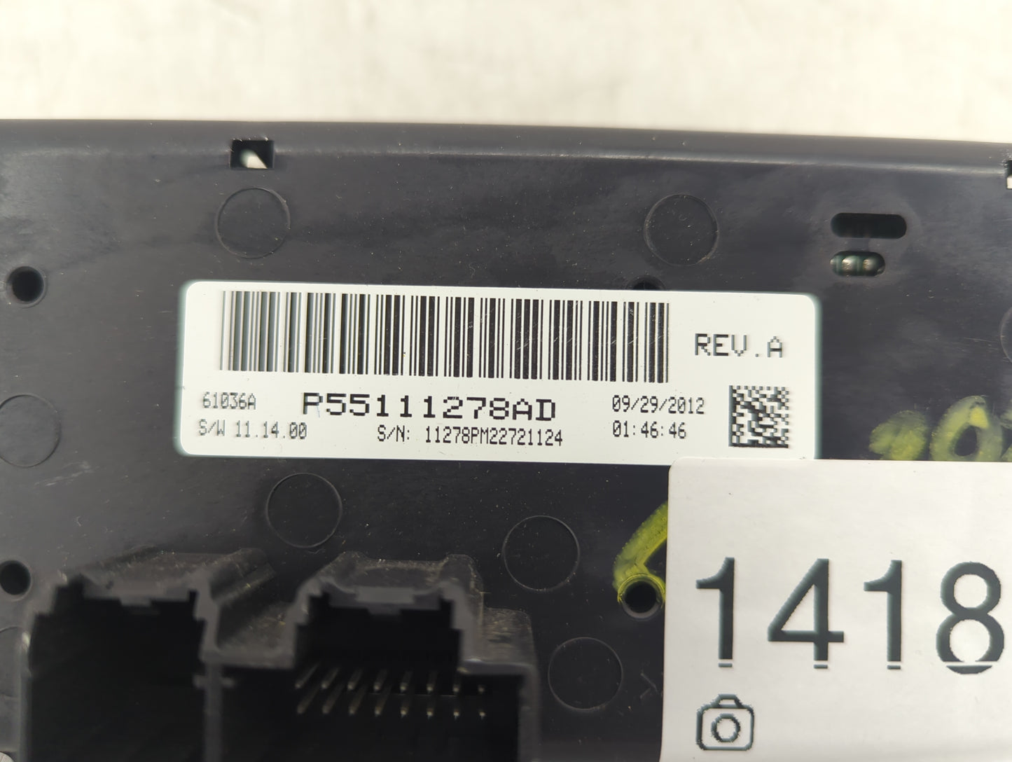 2013 Jeep Compass Climate Control Module Temperature AC/Heater Replacement P/N:P55111278AD Fits Fits 2011 2012 2014 2015 201