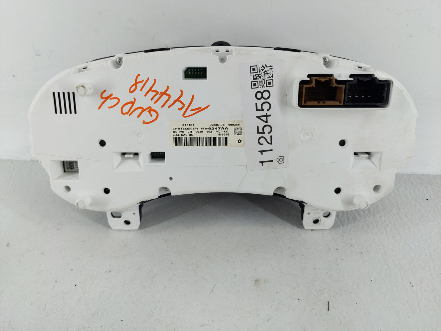 2013 Jeep Grand Cherokee Instrument Cluster Speedometer Gauges P/N:68186247AA Fits OEM Used Auto Parts - Oemusedautoparts1.c