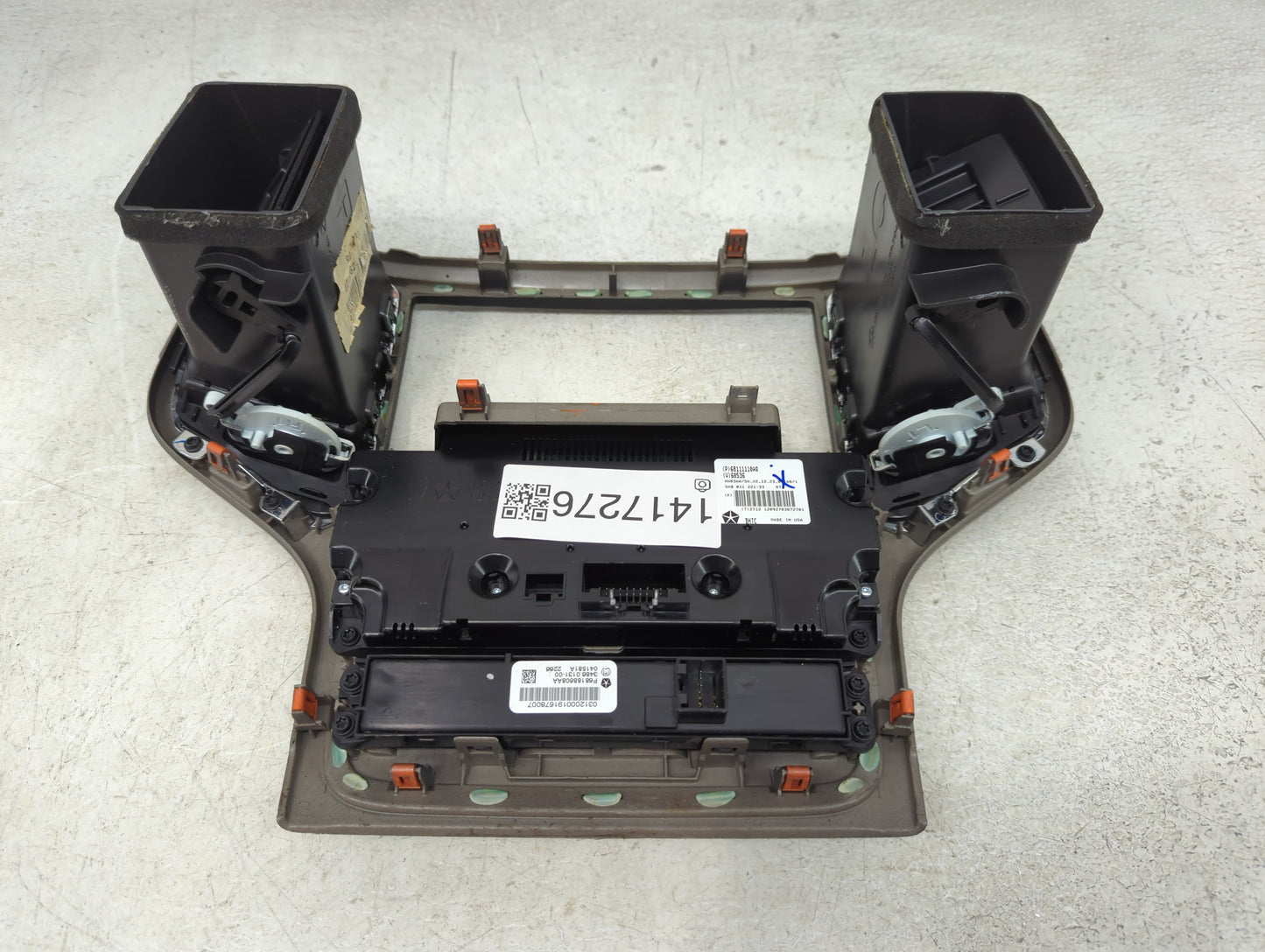 2011-2013 Jeep Grand Cherokee Climate Control Module Temperature AC/Heater Replacement P/N:68111110A0 Fits Fits 2011 2012 20