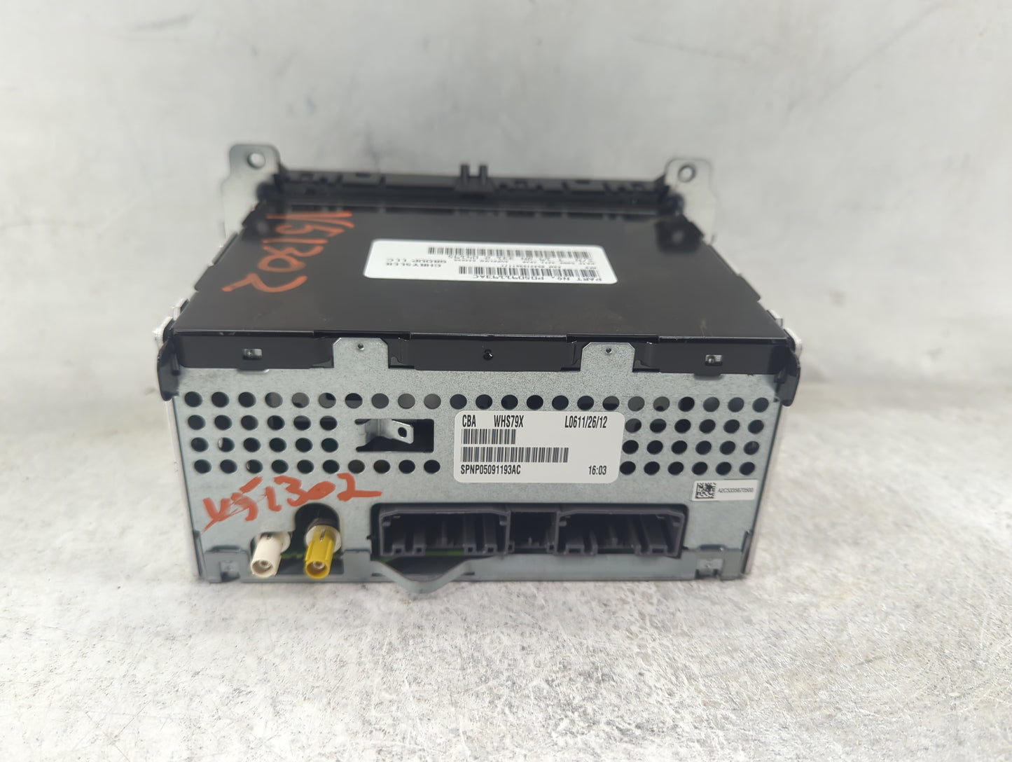 2013 Jeep Grand Cherokee Radio AM FM Cd Player Receiver Replacement P/N:P05091193AC 05091193AC Fits OEM Used Auto Parts - Oe