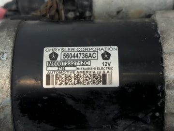 2005-2021 Jeep Grand Cherokee Car Starter Motor Solenoid OEM P/N:M000T23271ZC 56044736AC Fits OEM Used Auto Parts