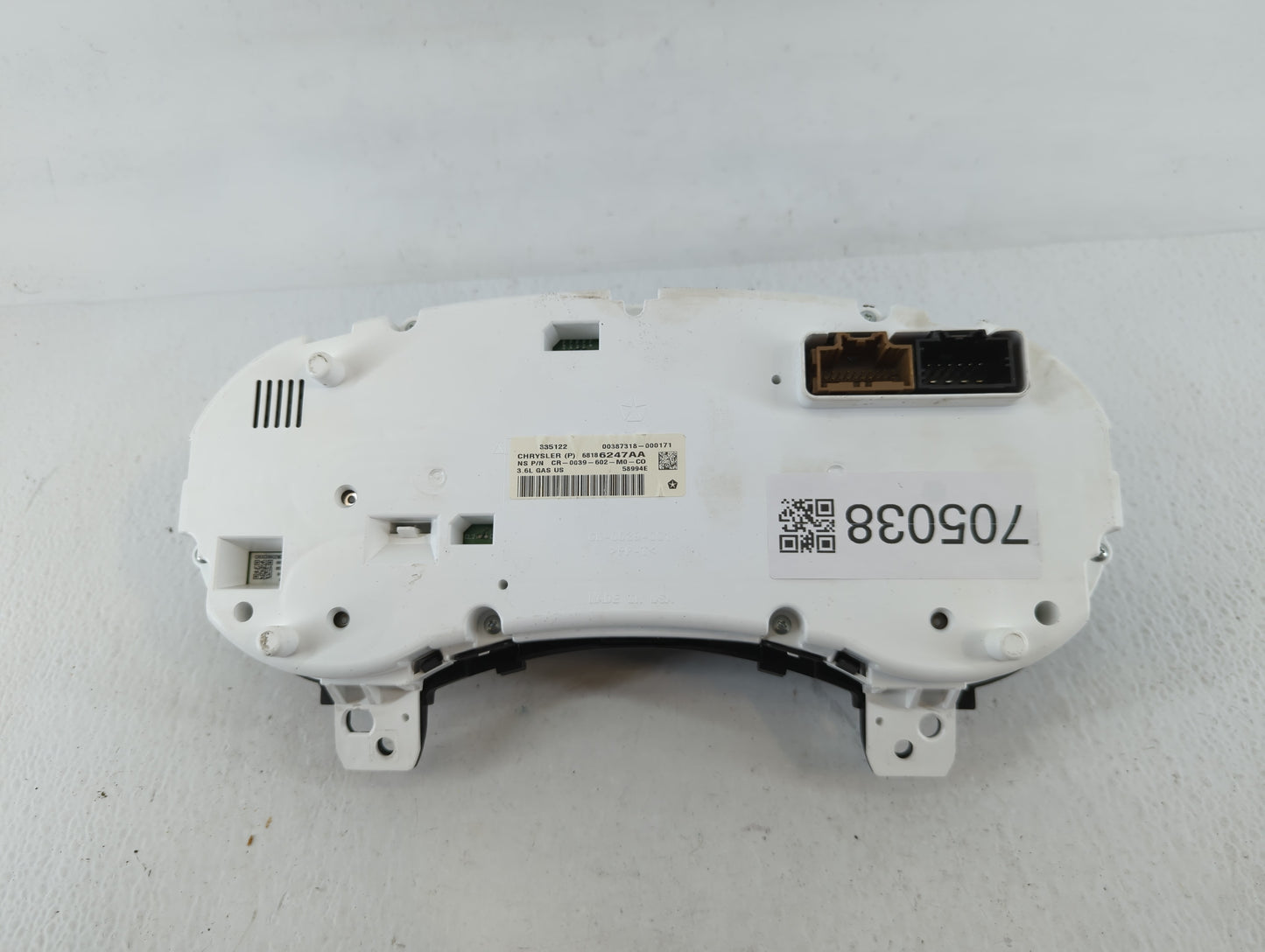 2013 Jeep Grand Cherokee Instrument Cluster Speedometer Gauges P/N:68186247AA Fits OEM Used Auto Parts - Oemusedautoparts1.c