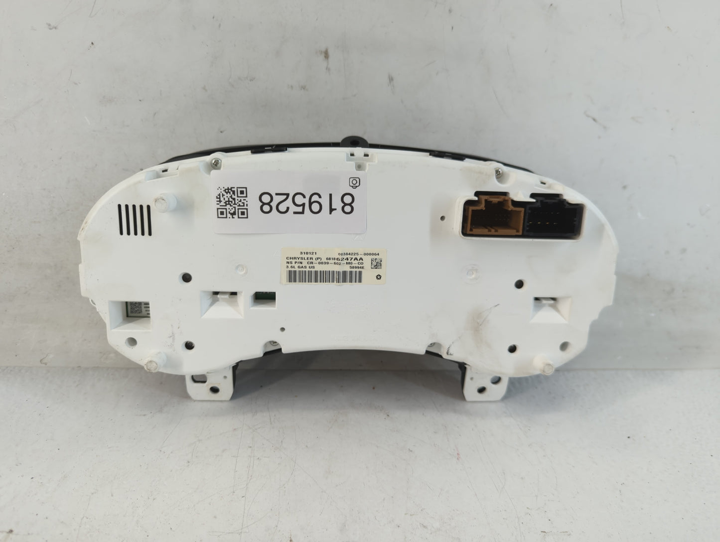 2013 Jeep Grand Cherokee Instrument Cluster Speedometer Gauges P/N:68186247AA Fits OEM Used Auto Parts - Oemusedautoparts1.c