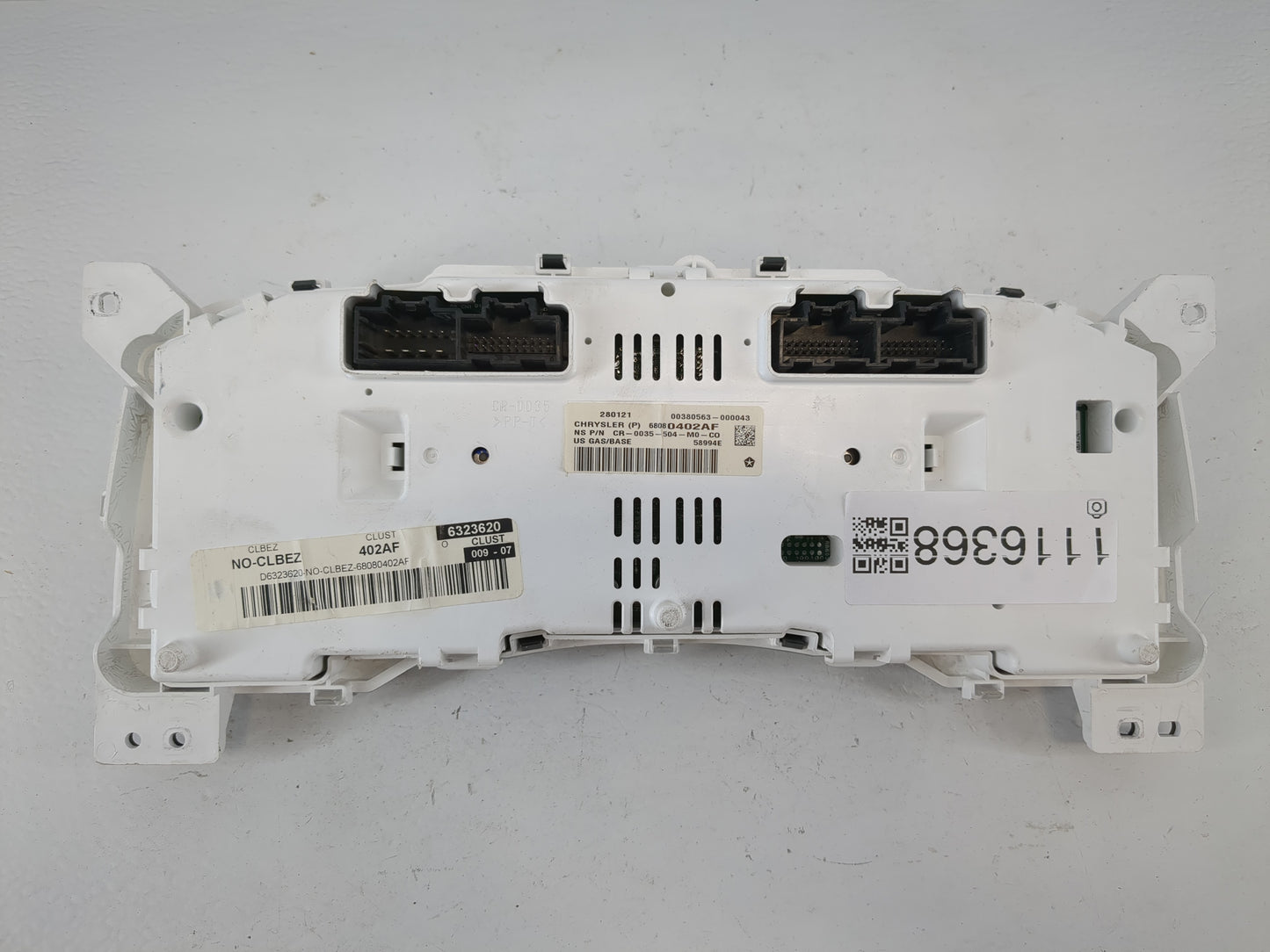 2013 Jeep Patriot Instrument Cluster Speedometer Gauges P/N:68080402AF Fits OEM Used Auto Parts - Oemusedautoparts1.com