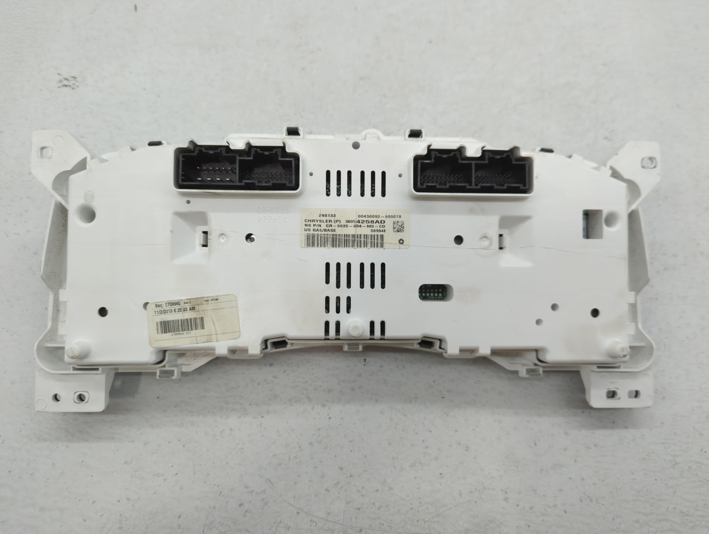 2013 Jeep Patriot Instrument Cluster Speedometer Gauges P/N:P68080402AF 56054258AD Fits OEM Used Auto Parts - Oemusedautopar