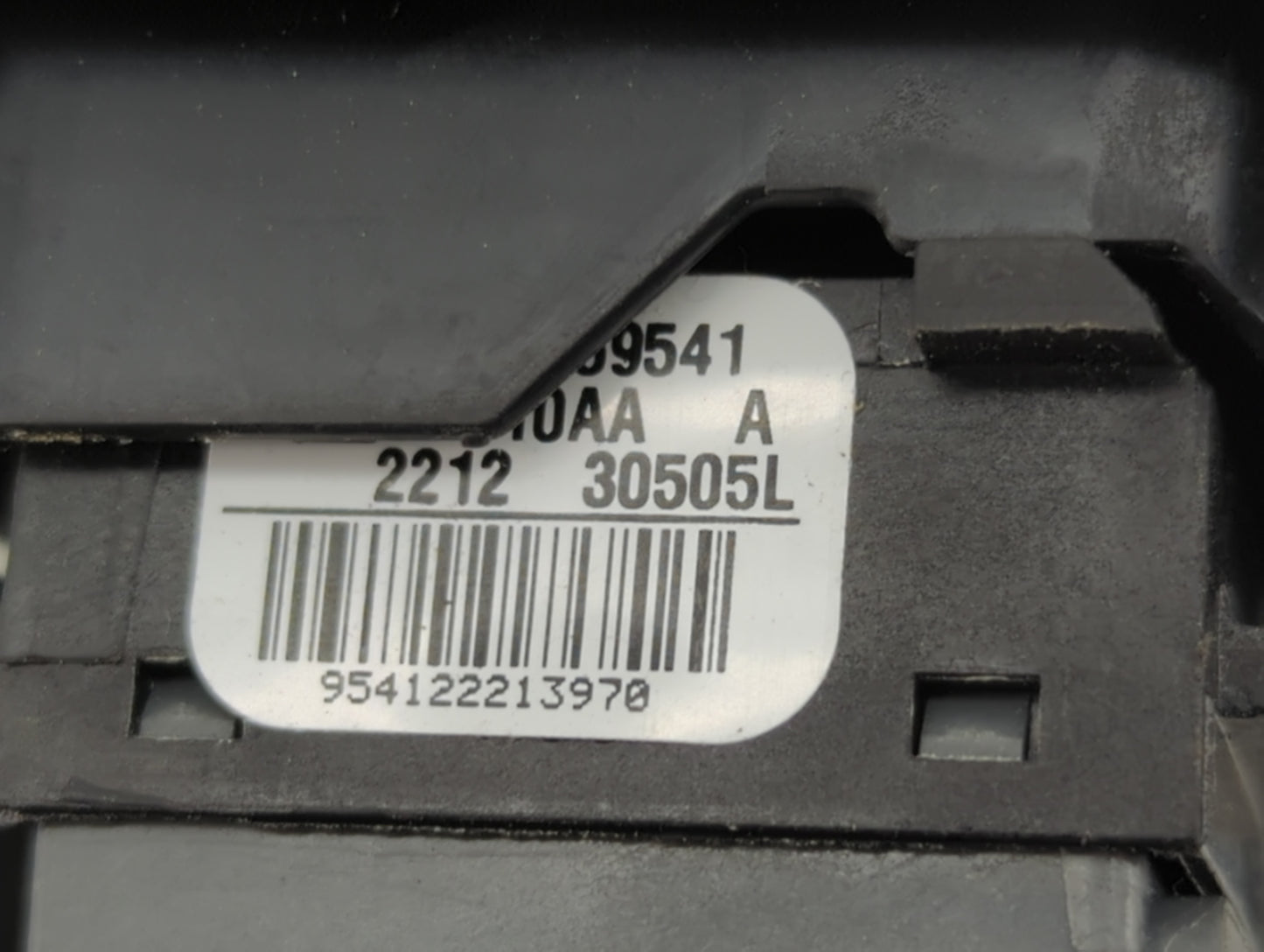 2011-2018 Jeep Wrangler Master Power Window Switch Replacement Driver Side Left P/N:04671623AA Fits OEM Used Auto Parts - Oe