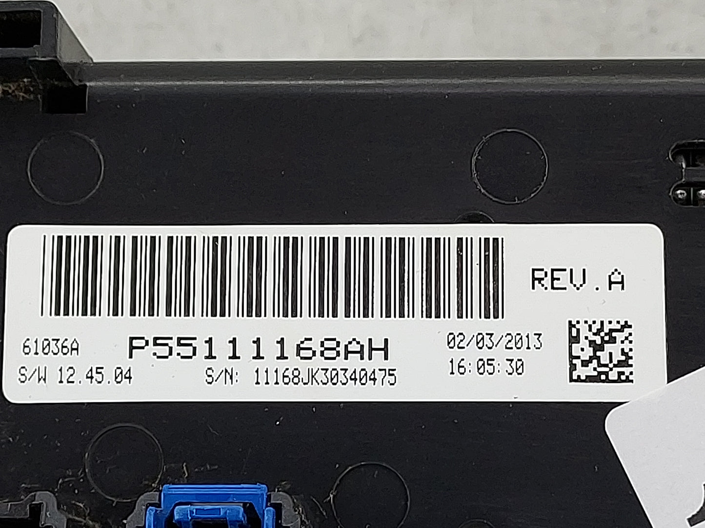 2011-2013 Jeep Wrangler Climate Control Module Temperature AC/Heater Replacement P/N:P55111168AH Fits Fits 2011 2012 2013 OE