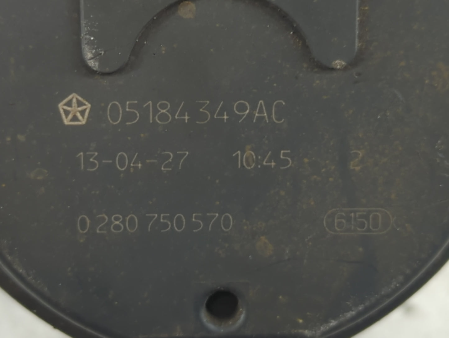 2012-2018 Jeep Wrangler Throttle Body P/N:05184349AC 0 280 750 570 Fits OEM Used Auto Parts - Oemusedautoparts1.com