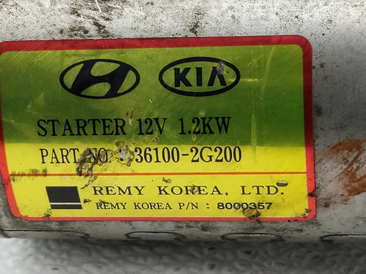 2010 Kia Forte Car Starter Motor Solenoid OEM P/N:36100-2G200 Fits Fits 2006 2007 2008 2009 2011 2012 OEM Used Auto Parts