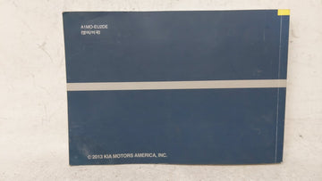 2013 Kia Forte Owners Manual Book Guide OEM Used Auto Parts