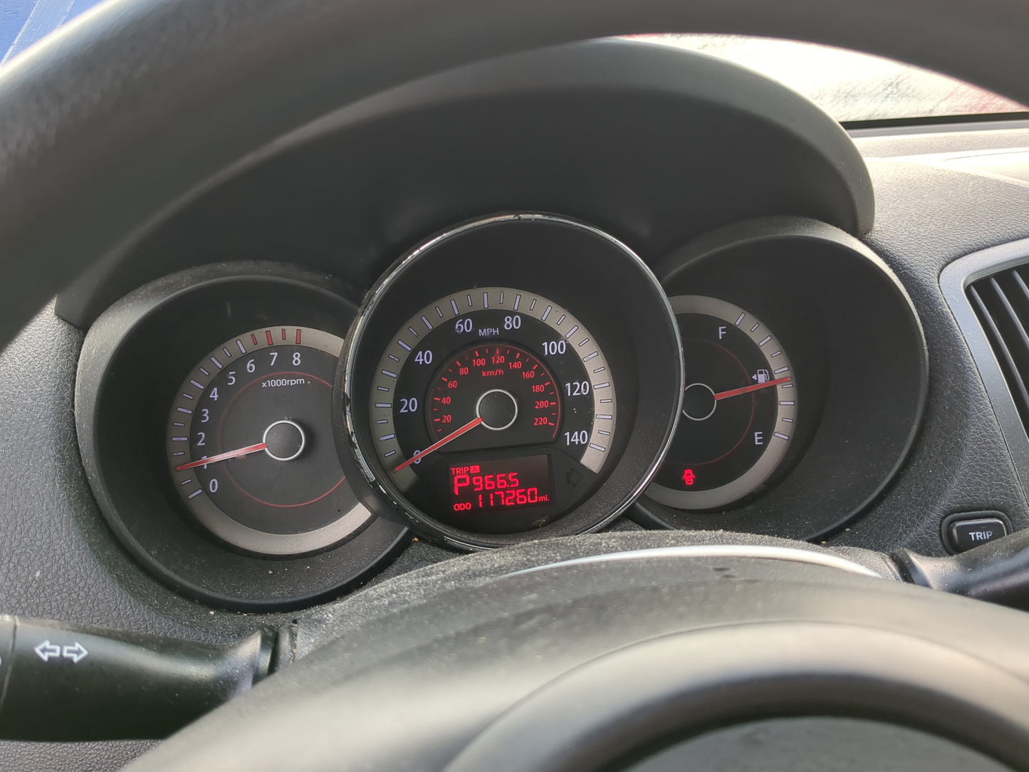 2013 Kia Forte Koup Instrument Cluster Speedometer Gauges Fits OEM Used Auto Parts - Oemusedautoparts1.com